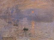 Claude Monet Impression-sunrise oil painting on canvas